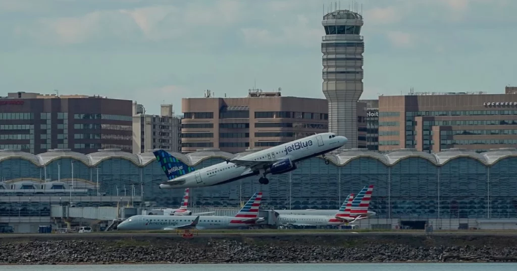 Luxury car service to Reagan National Airport with professional chauffeur